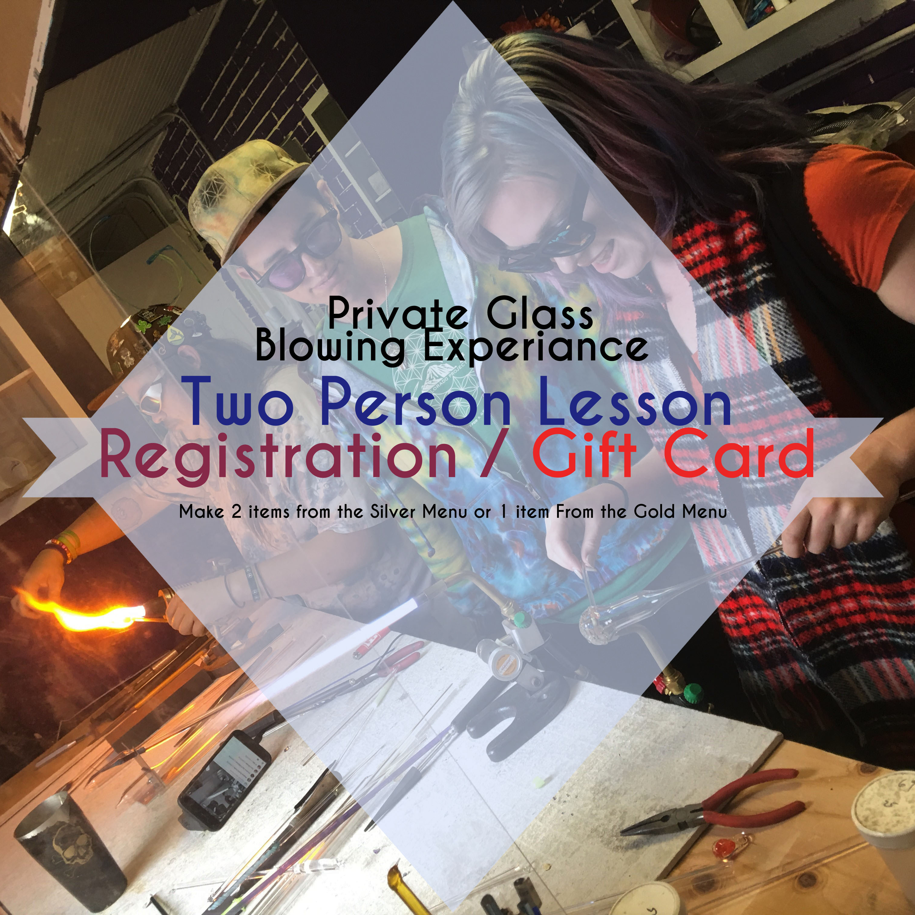 Glass blowing classes available!