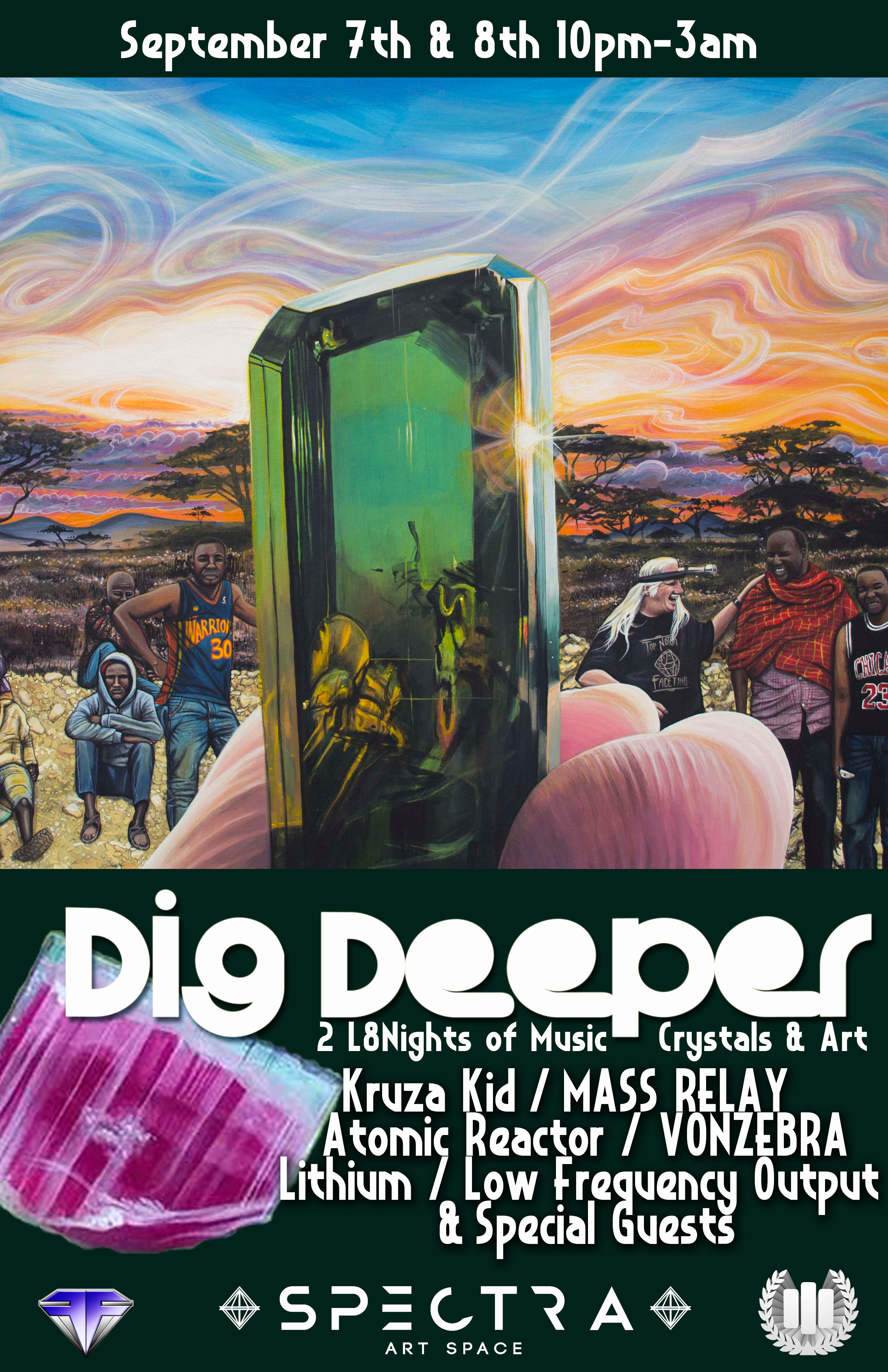 Dig Deeper: Music, Gems, and Art Showcase (Unofficial STS9 after party)