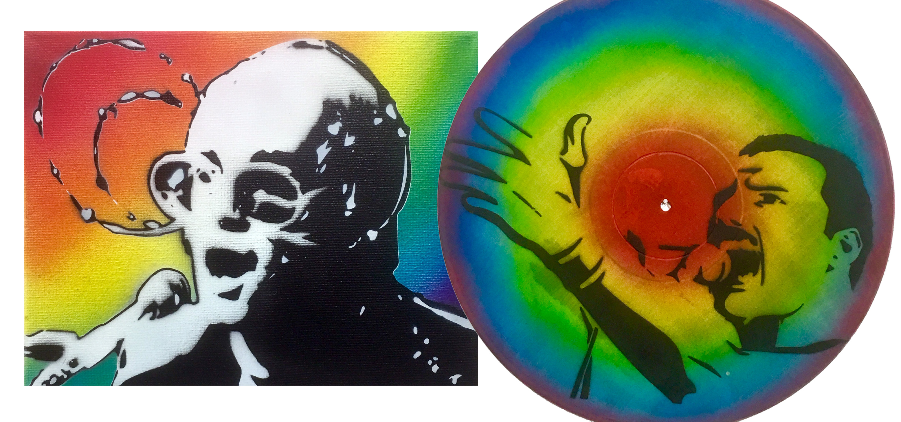 Freddy & Elton : Stencil Art Painting Class | Fathers Day Weekend Special