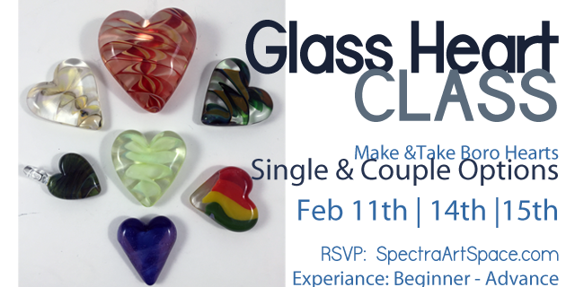 Glass Heart – Glass Blowing Experience. Denver Best Valentine Ever!